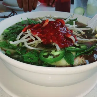 Pho combination all dressed up