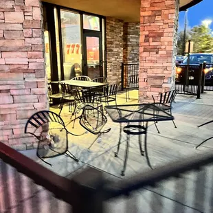 Patio seating