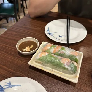 Shrimp and pork rolls