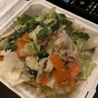 Soft Fried Noodle with Chicken Meat