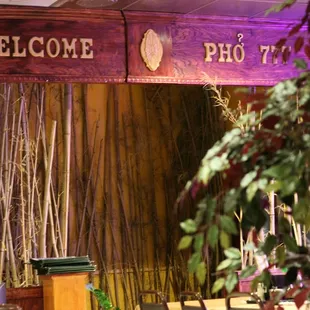 Interior of the restaurant