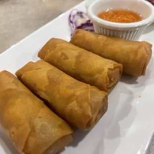 Crispy pork rolls