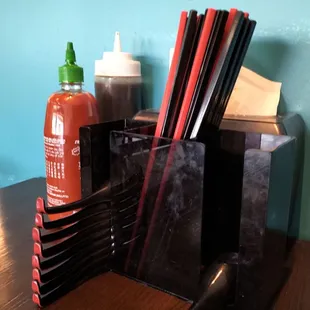 Table items