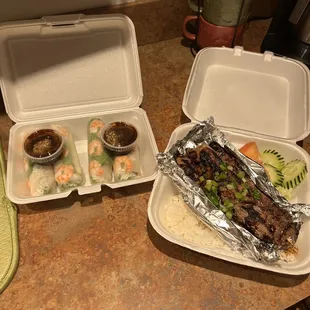 A1. Vietnamese Spring Rolls  C2. Com Dac Biet