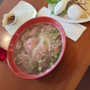 Rare beef pho