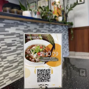 QR code Menu