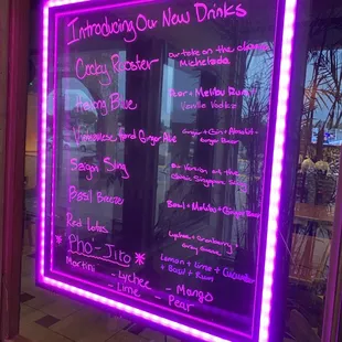 New drinks
