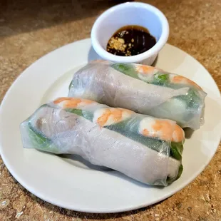 A1. Fresh Vietnamese Spring Rolls