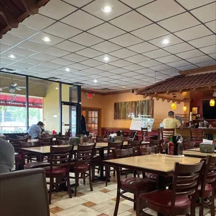 Inside view from the booth