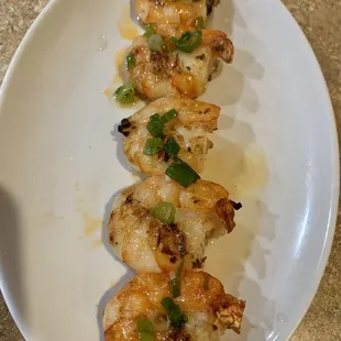 Shrimp skewer