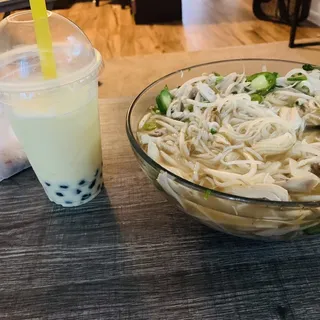 Banana Boba Tea