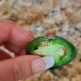 Molded jalepeno  4. Pho Tai, Nam Gau