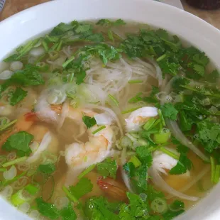 Fabulous shrimp pho