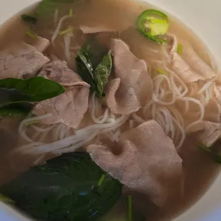 Beef steak pho to go