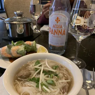 Food was lovely on a cold rainy San Francisco day.