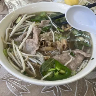 #25 Rare beef pho