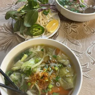 #37. Vegetable noodle Soup(chicken broth) #23. Slice Rare Steak Noodle Soup