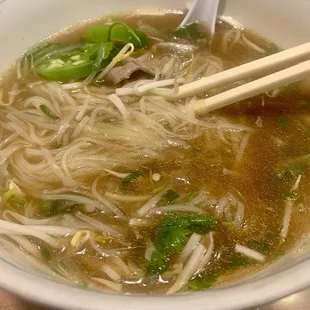 Pho - rare steak