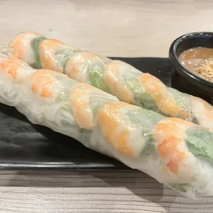 Springrolls (2 shrimp only rolls)