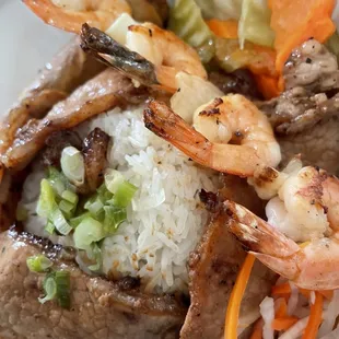 #50 (C) Charbroiled Pork Rice Combo