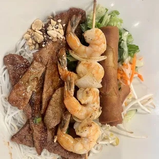 70 (A) Charbroiled Beef Vermicelli Combo