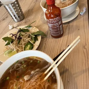 Pho #1- Combo.  SMOTHERED IN SIRACHA BC THATS HOW WE DO IT