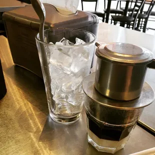 Vietnamese coffee (with condensed milk)