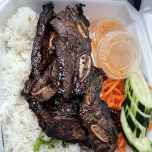 Grilled Short Rib Rice Platter