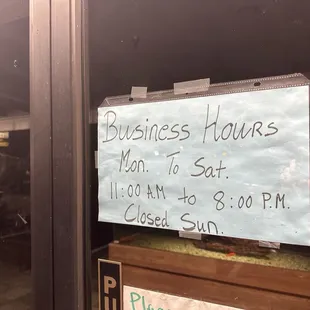 Business hours