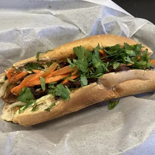 Beef banh mi