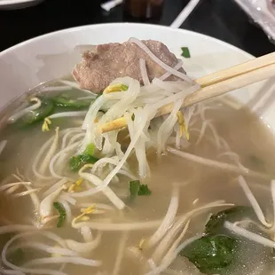 Beef pho- as expected