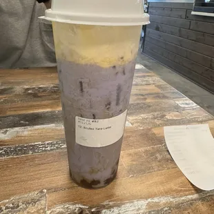 brûlée taro latte is sooo good