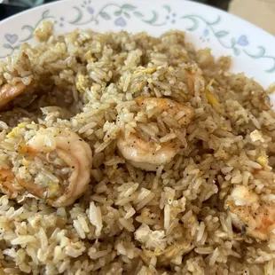 Shrimp fried rice.