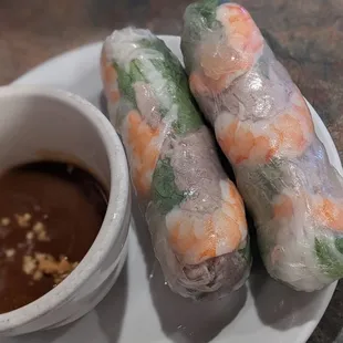 Spring rolls (shrimp and pork)