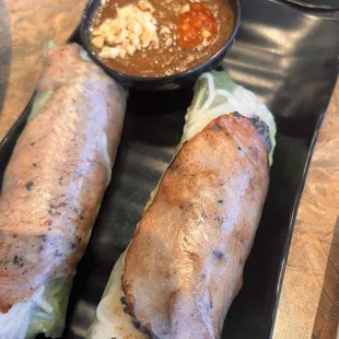 A2. Spring Rolls ( bbq pork)