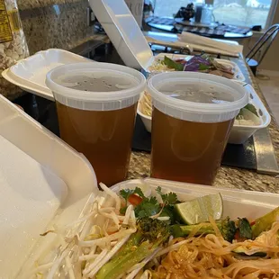 Broth for 2 orders of Pho