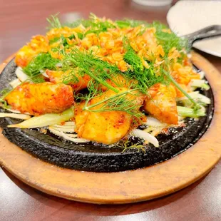 a plate of food