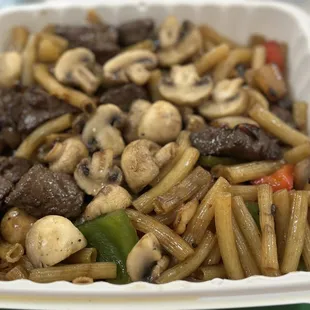 Cubed Steak &amp; Mushroom Macaroni