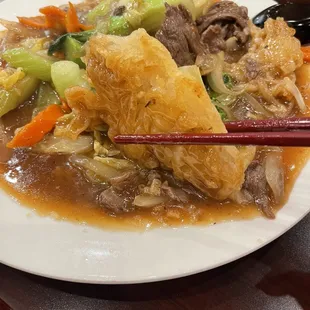 Pan Fried Flat Noodle