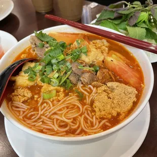 Crab Meat Tomato Noodle Soup