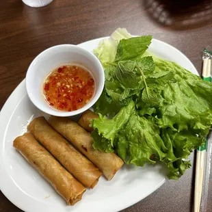 A1. 4 Golden Egg Rolls