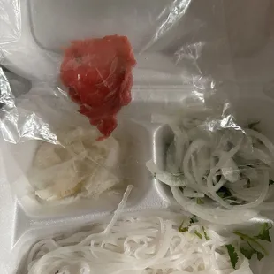 Thanks for my ONE slice of meat