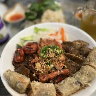 Combination vermicelli bowl