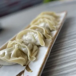 Steamed chicken dumplings