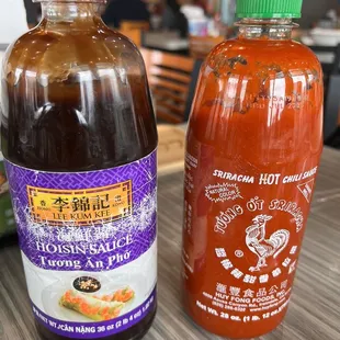 They actually have the sriracha sauce.