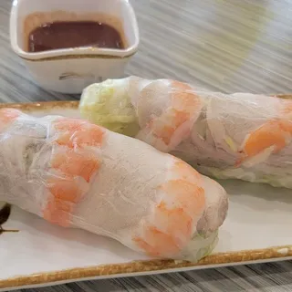 1A. Shrimp and Pork Spring Rolls
