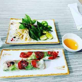 2A. Grilled Shrimp Spring Rolls