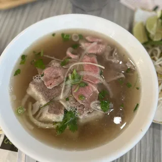 8. Rare Steak and Flank Noodle Soup