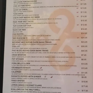 Menu Page  10-13-2023