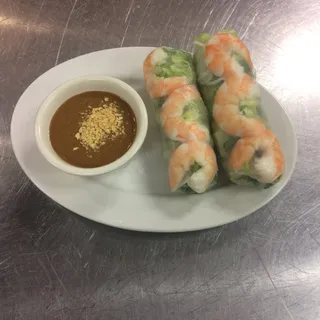 A1. Shrimp Summer Roll / Gi Cun Tm (2 Pc)